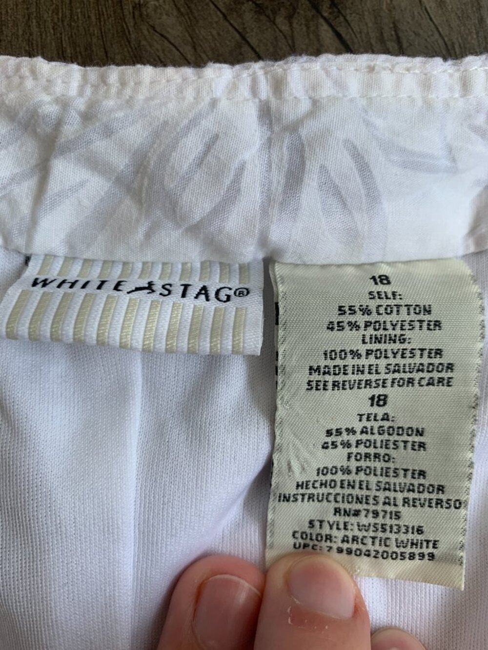 Handkerchief Hem White Midi Skirt Size 18 - Picture 3 of 5
